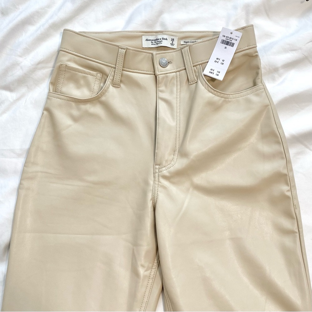 Abercrombie vegan leather pants